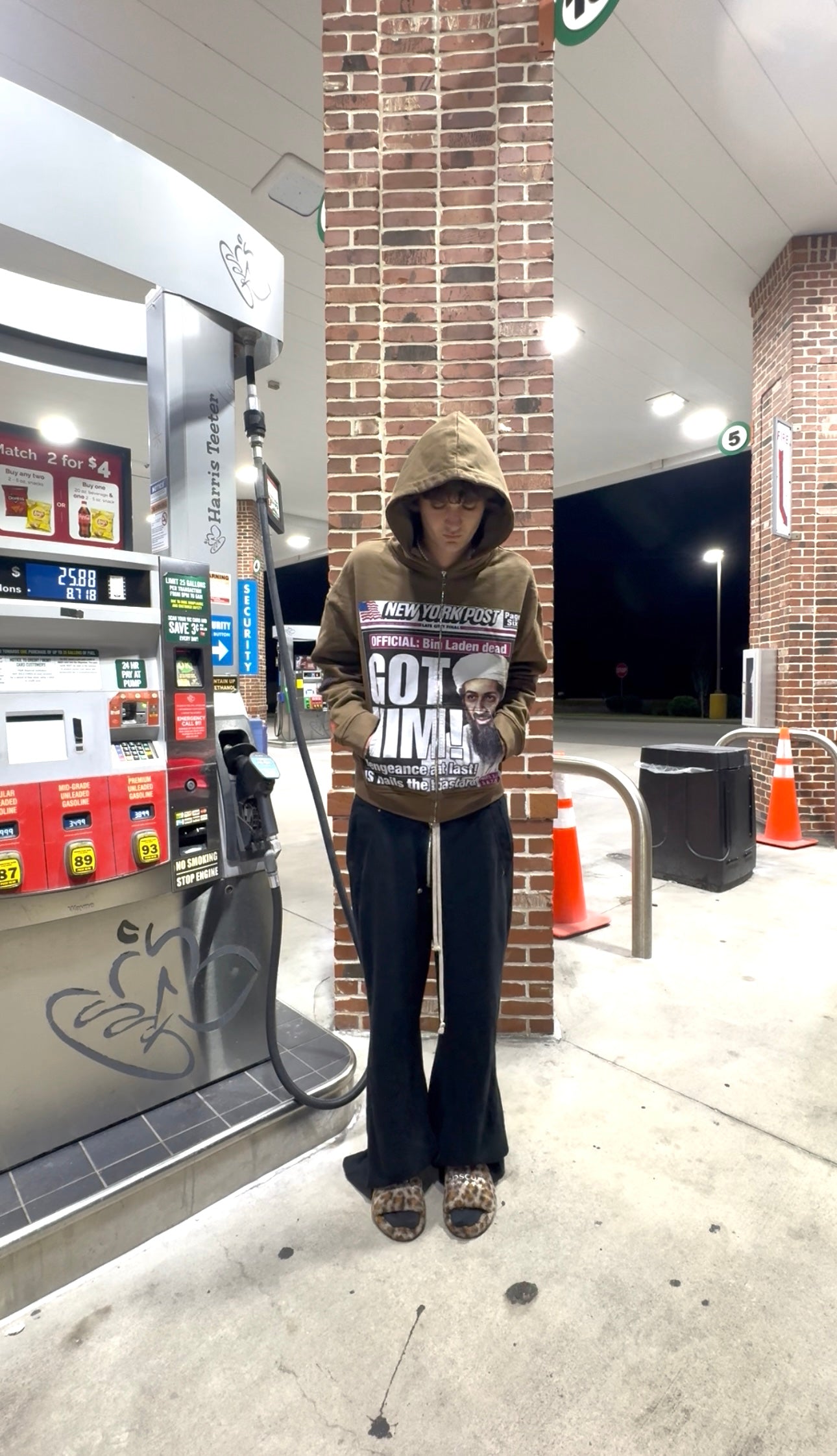 Brown Bin Laden Zip-up