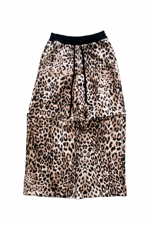 Leopard Detachable Sweatpants